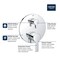 Grohe Lineare Pressure Balance Valve Trim With 2-Way Diverter With Cartridge, Black 294212430 - alternate 2